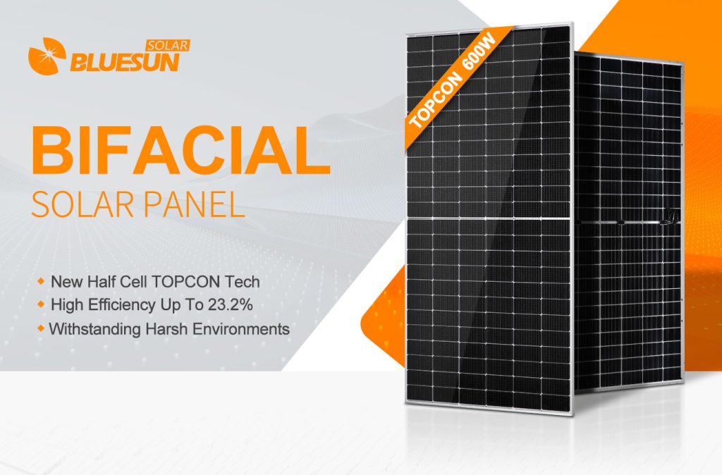 solarni panel bifacial 565w